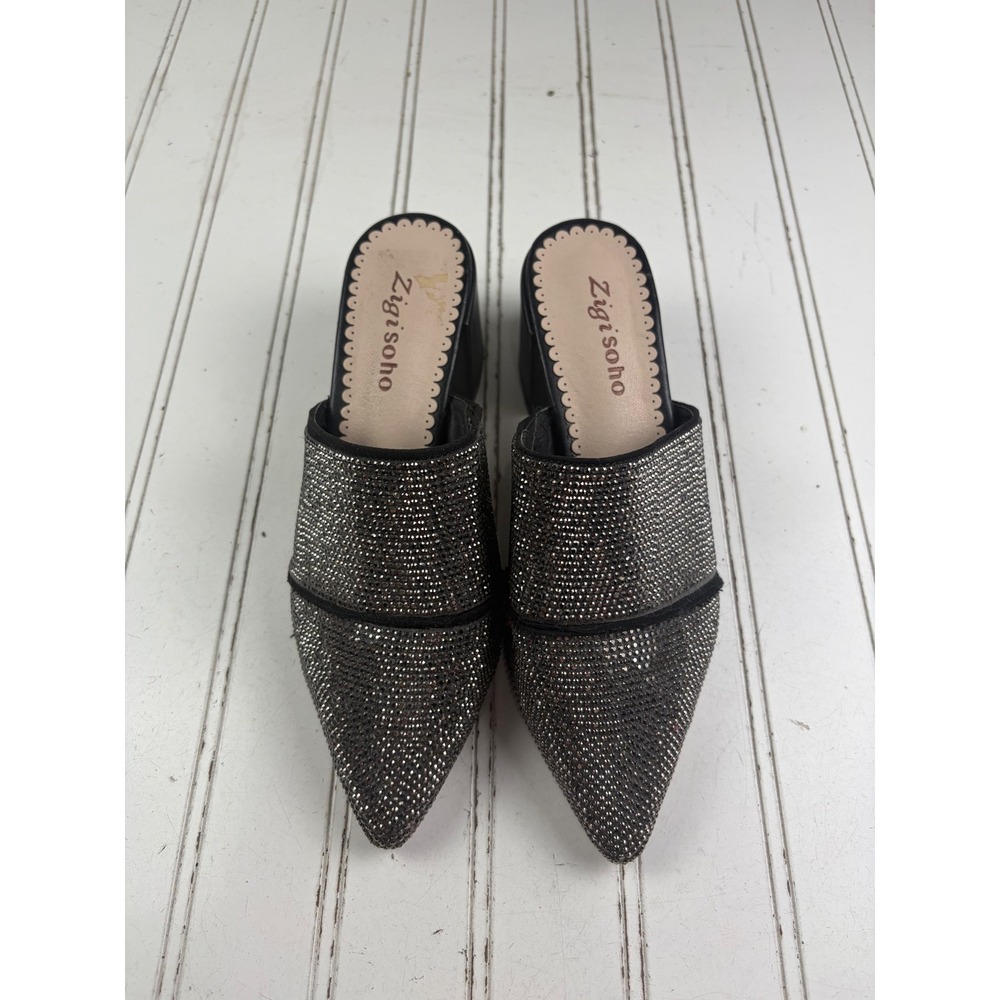 Zigi Soho Vintage Y2K Devora  Rhinestone Slip On Mules Women's Size 6 - Picture 3 of 10